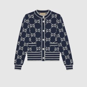 Gucci Black GG Signature Jacket